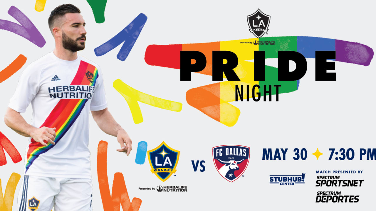 LA Galaxy to host fifth annual Pride Night on May 30; one of the longest-running Pride Nights in professional sports - LA Galaxy