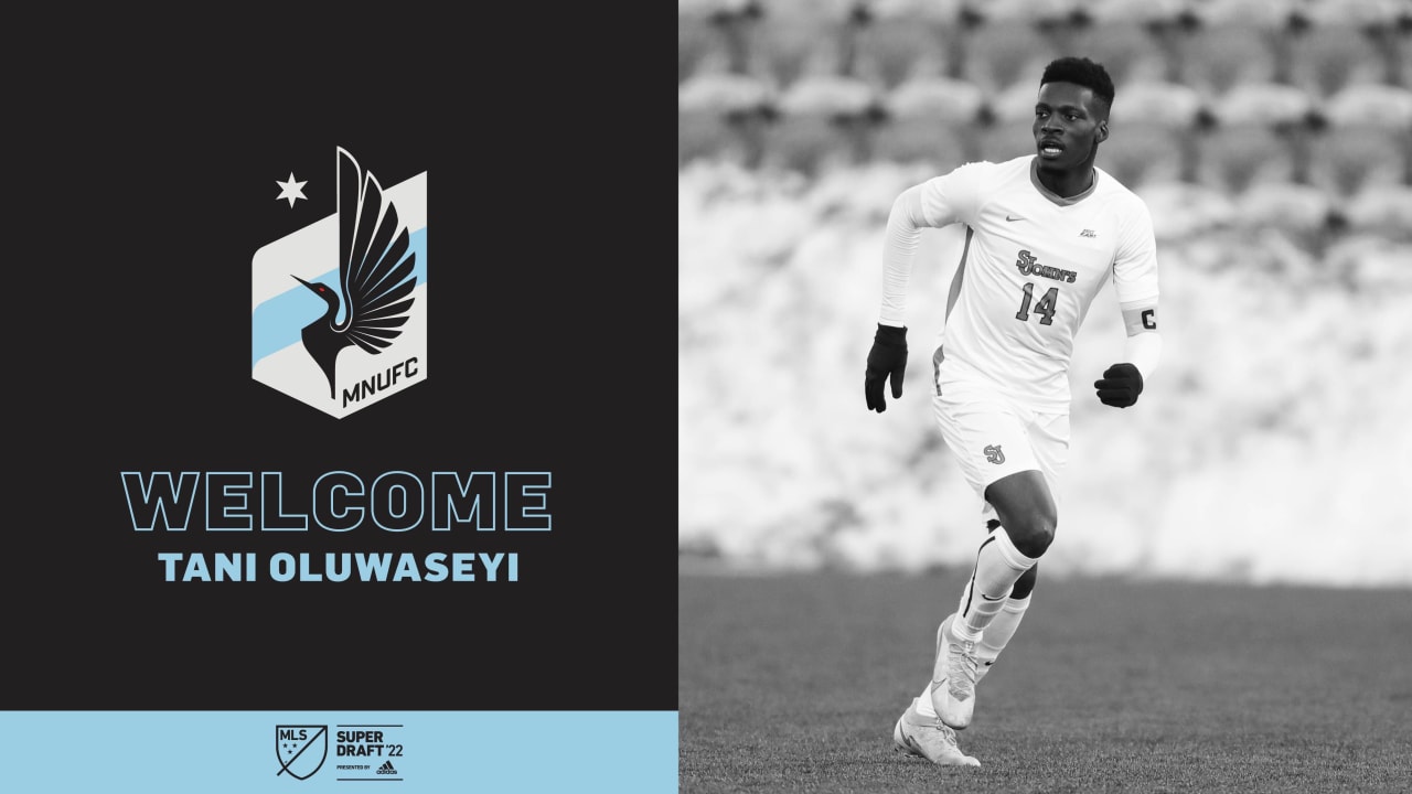 MNUFC Select Forward Tani Oluwaseyi in the 2022 MLS Superdraft