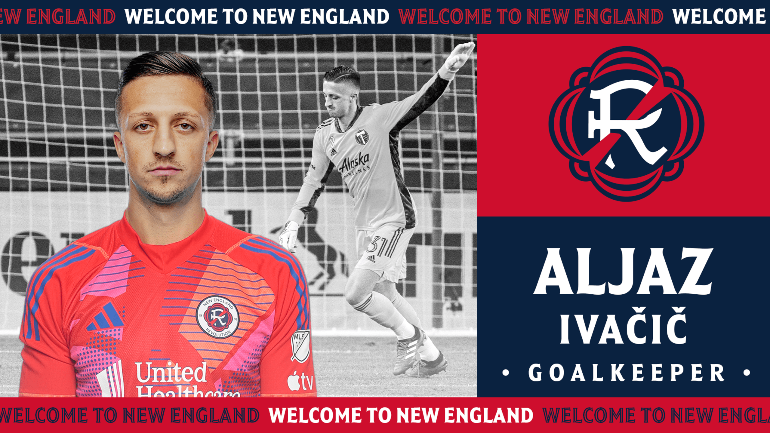 Former Portland Timbers goalkeeper Aljaž Ivačič signs for The New England Revolution through the 2025 Major League Soccer season