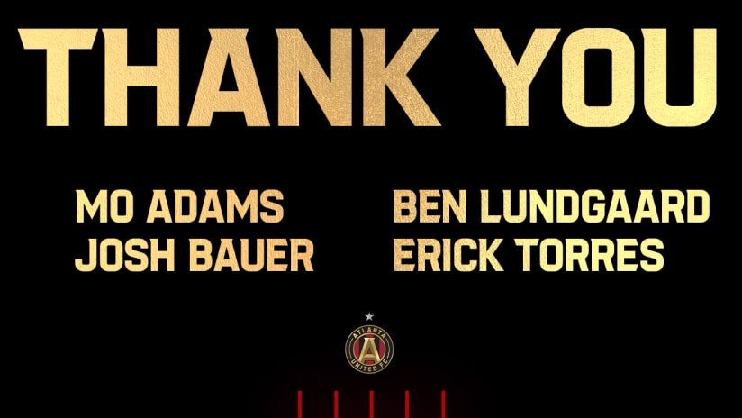 Atlanta United announces 2021 year-end roster moves