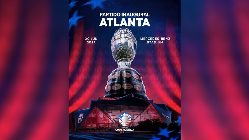 Atlanta será sede del partido inaugural de la Copa América 2024 que se jugará en Estados Unidos