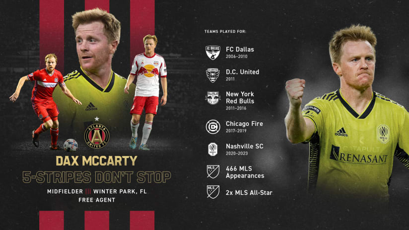 Atlanta United signs free agent Dax McCarty