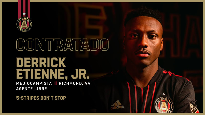 Atlanta United ficha al Derrick Etienne Jr. como agente libre