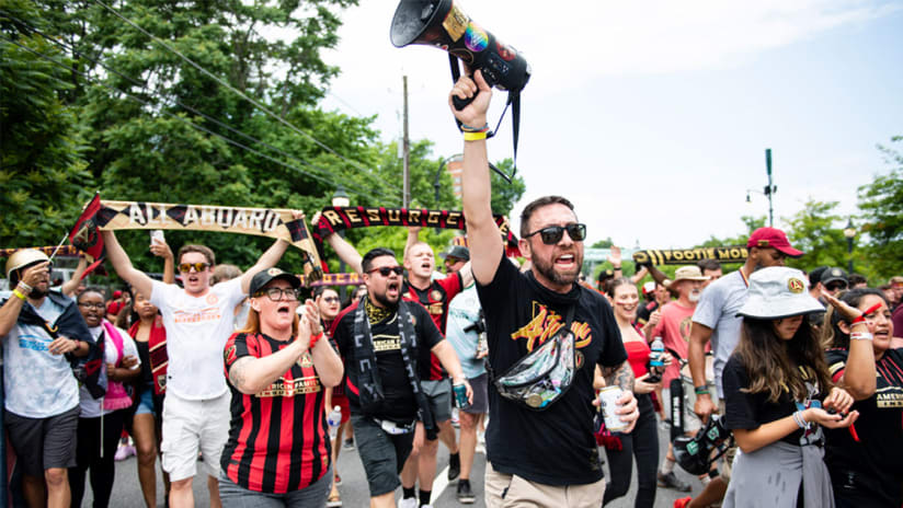 Get HYPED for Saturday's match with Atlanta United's Pub Crawl on the BeltLine 