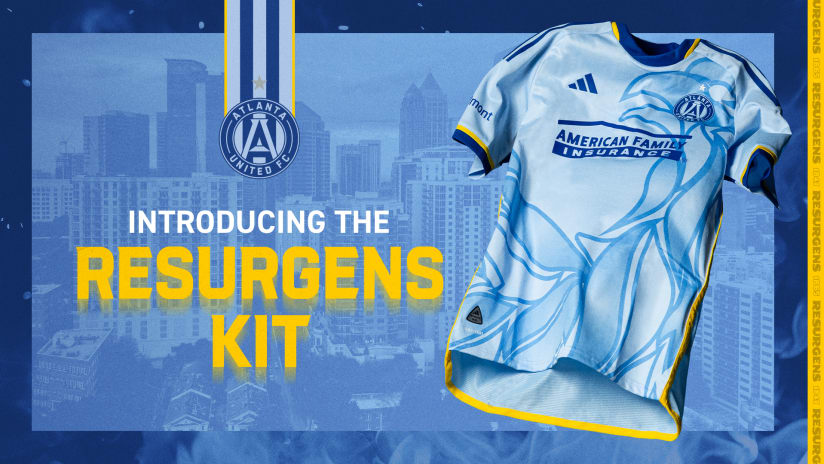 Atlanta United anuncia el lanzamiento del “Resurgens Kit” como nueva camiseta de visitante