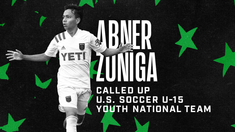 Austin FC Academy Player Abner Zuniga Invited To U-15 U.S. Men's Youth National Team Training Camp