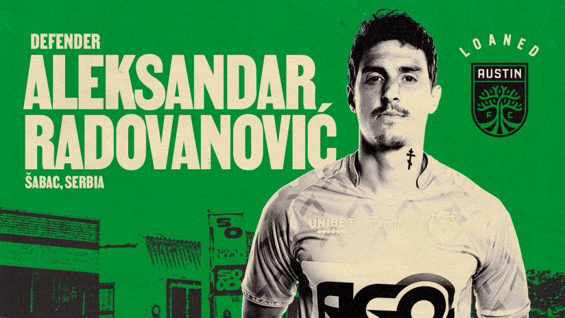 Austin FC Acquires Defender Aleksandar Radovanović On Loan From KV Kortrijk