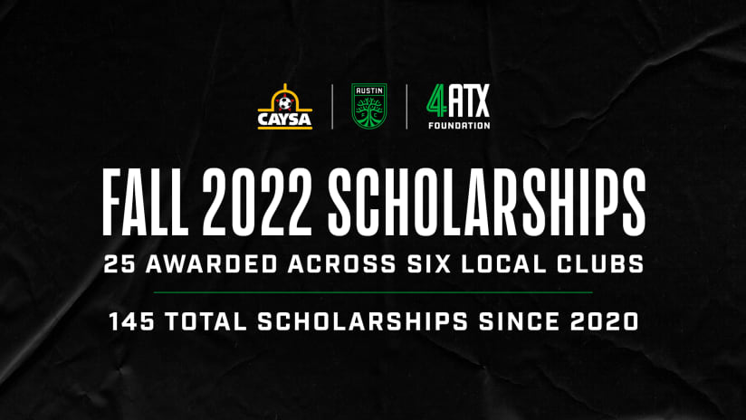 4ATX Foundation, CAYSA Offer Scholarships to Young Soccer Players for Third Consecutive Year