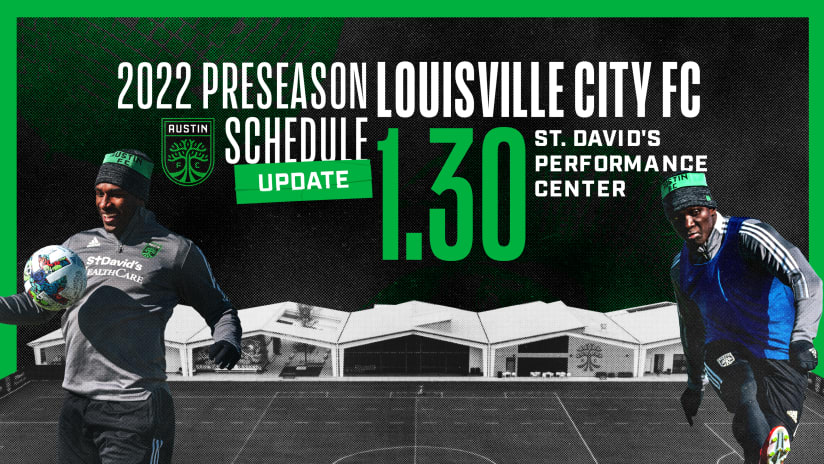 Austin FC añade un partido amistoso contra Louisville City FC al calendario de pretemporada de 2022