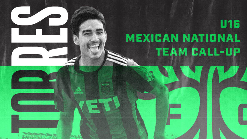 Austin FC Academy Player Ervin Torres Called Up to U-16 Mexican Men's National Team