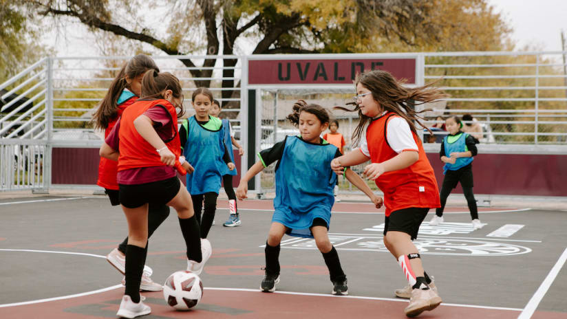 Austin FC, 4ATX Foundation, MLS WORKS, U.S. Soccer Foundation Unveil New Mini-Pitch in Uvalde