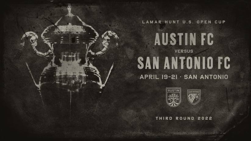 Austin FC jugará contra San Antonio FC en el primer partido de su historia de la Lamar Hunt U.S. Open Cup