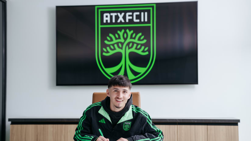 Anthony De Anda Becomes First Austin FC Academy Player to Sign For Austin FC II