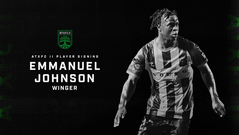 Austin FC II Signs Emmanuel Johnson