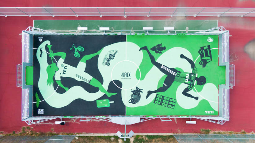 4ATX Foundation and Partners Unveil New Mini-Pitch at Akins Early College High School