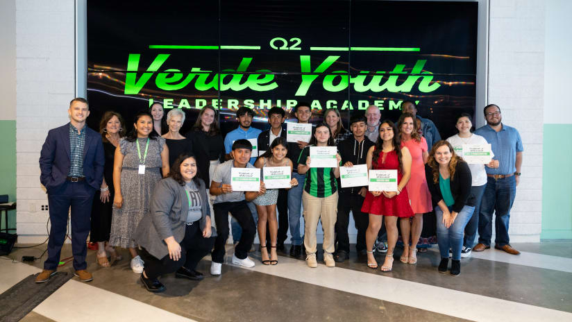 4ATX Foundation Hosts End-of-Year Recognition Ceremony for Q2 Verde Youth Leadership Academy Students
