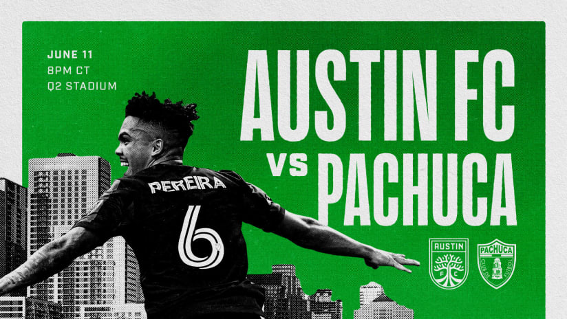 Austin FC se enfrentará a C.F. Pachuca en un partido amistoso en Q2 Stadium