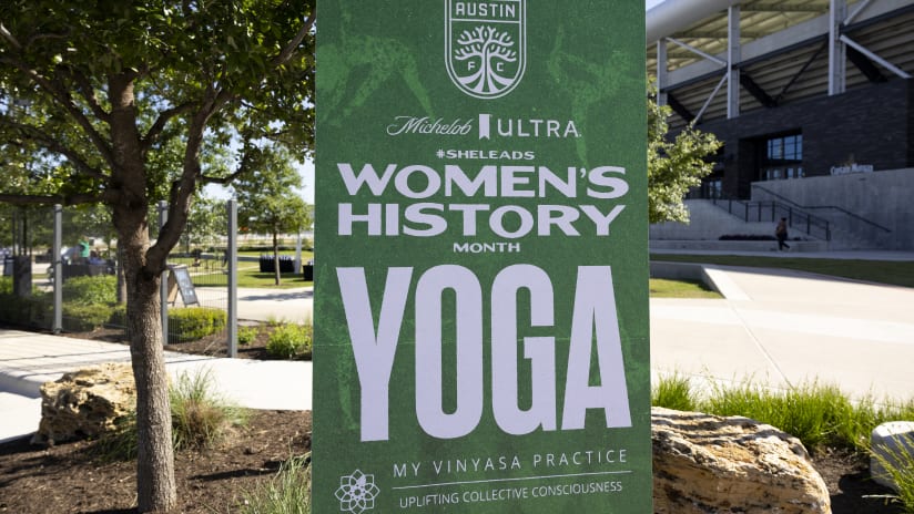 Austin FC, Michelob Ultra Host Yoga Event in Honor of Women’s History Month