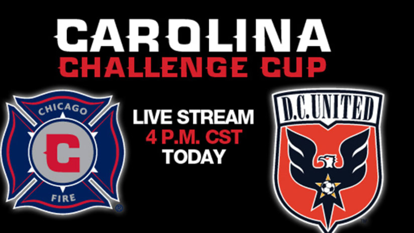 The Chicago Fire take on DC United in game number two of the 2011 Carolina Challenge Cup