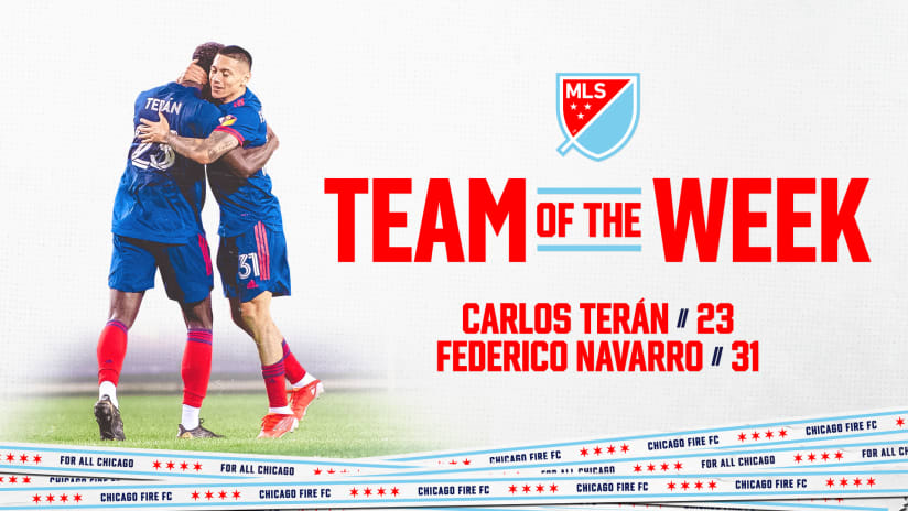 Navarro, Terán earn MLS Team of the Week honors following Philadelphia win
