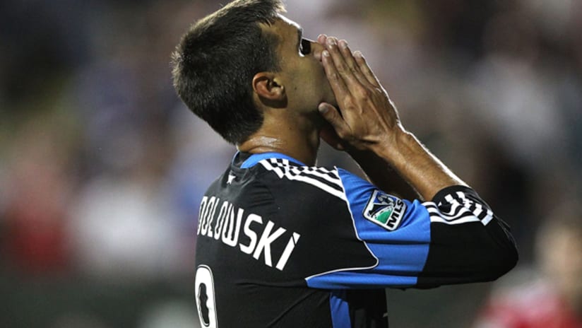 Chris Wondolowski couldn't follow up his hat trick Saturday with a goal on Wednesday.