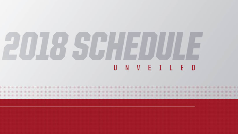 2018 schedule reveal graphic