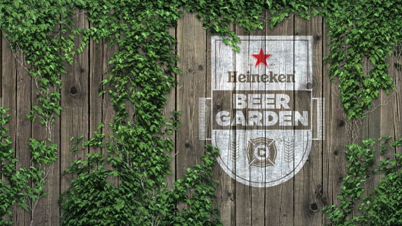 Heineken Beer Garden signage