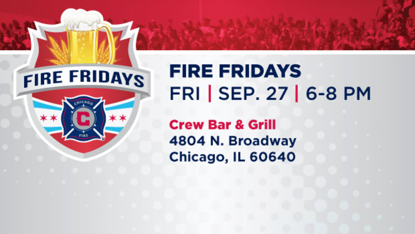 Fire Fridays: Crew Bar & Grill