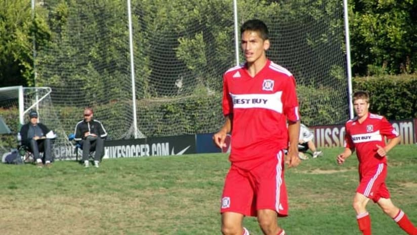 Fire youth product Victor Pineda became the Fire's first homegrown signing on Tuesday.