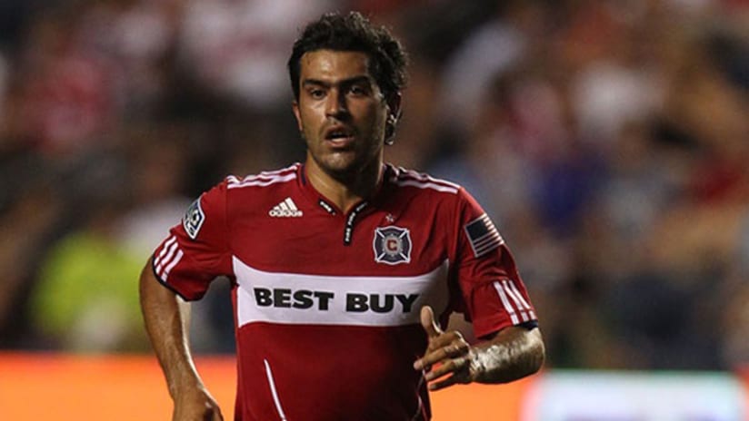 Nery Castillo appeared in eight games for the Chicago Fire