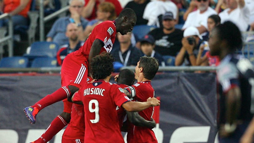 The Fire exposed New England with their counterattack Saturday, using the speed of Patrick Nyarko and Dominic Oduro