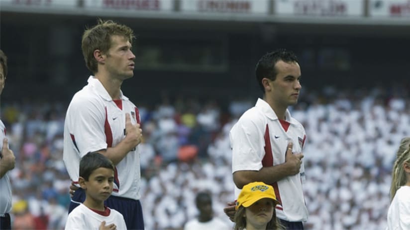 Donovan and McBride are two of only three American players who have scored goals in multiple World Cups