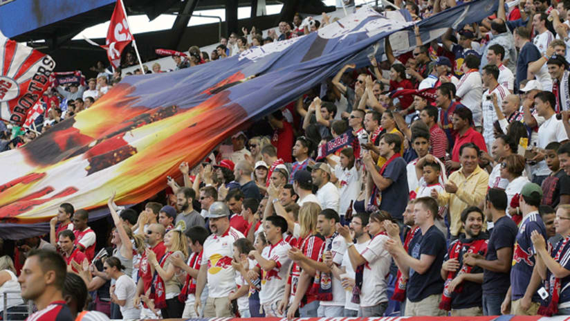 The Red Bulls' section 101 houses one of the league's oldest supporters' groups.