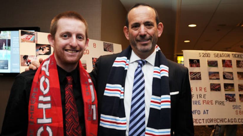 Tom Dunmore and Don Garber