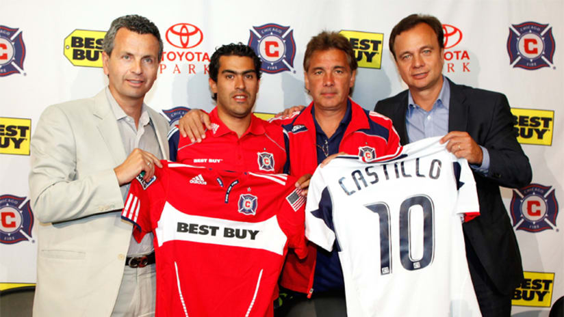 Nery Castillo was unveiled at Toyota Park