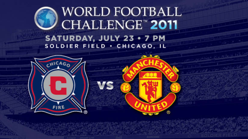 The Fire will take on the English Premier League leaders at Soldier Field on Saturday, July 23