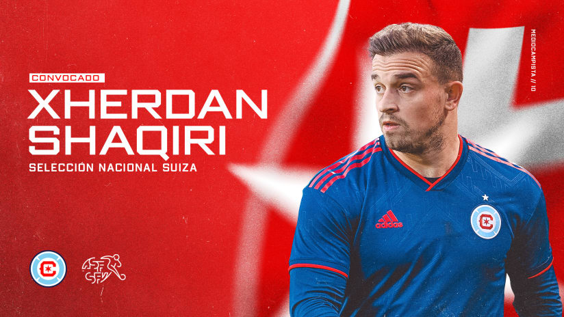 Xherdan Shaqiri es Convocado a la Selección Nacional de Suiza para Partidos de Eliminatoria para la EURO 2024 