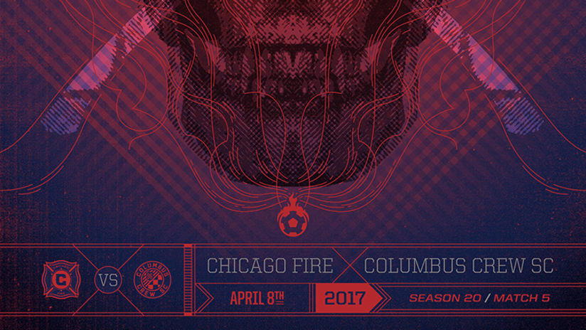 #CHIvCLB matchday poster