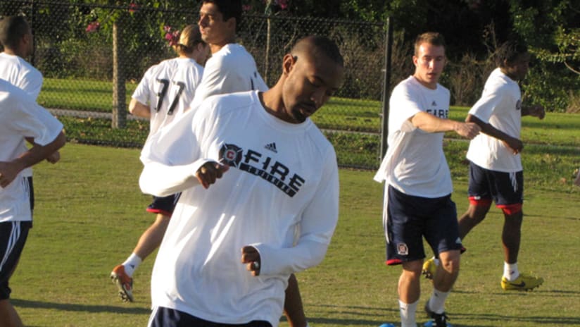 Cory Gibbs and the Chicago Fire begin phase two pf training in Ave Maria