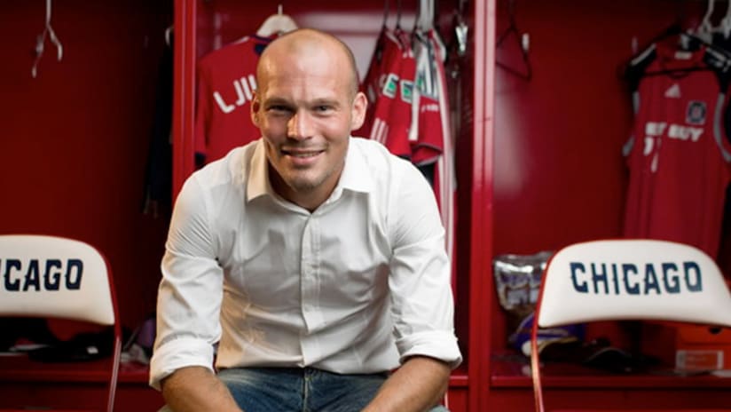 Ljungberg has quickly adapted to the city of Chicago