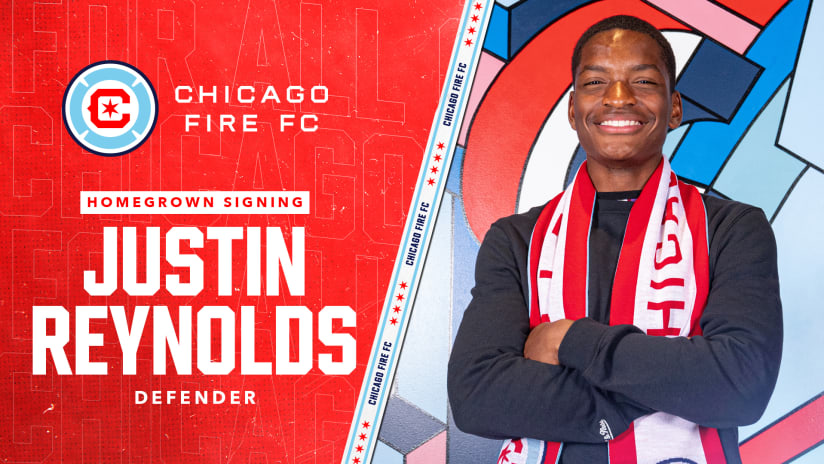 Chicago Fire FC Sign Academy Product, South Loop Native Justin Reynolds to Homegrown Player Contract 