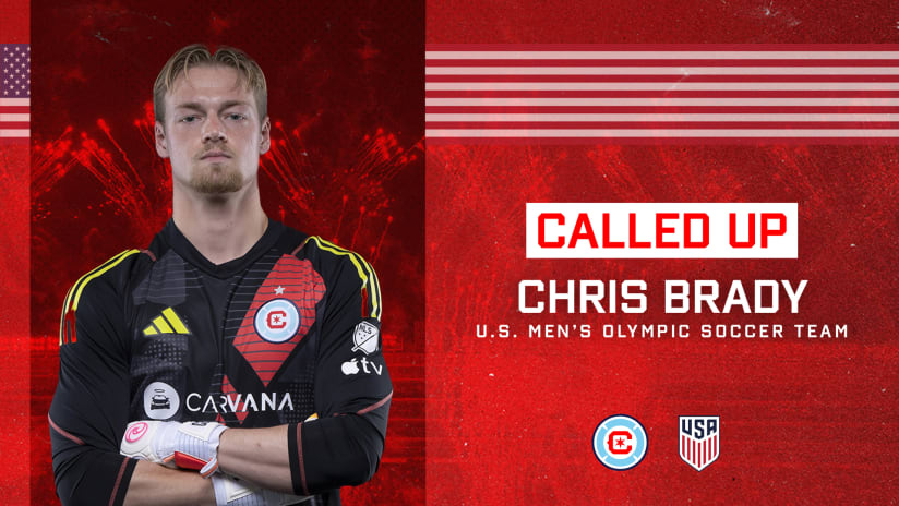 Chris Brady Called to U.S. Men’s Olympic Soccer Team for Training Camp 