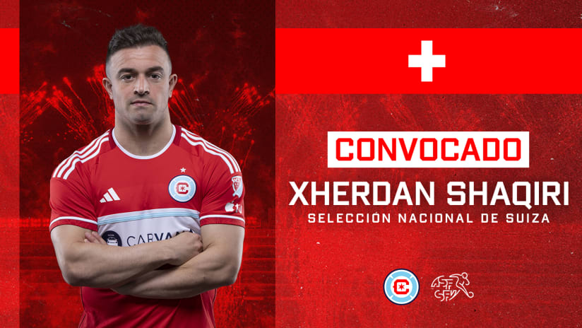 Xherdan Shaqiri es Convocado a la Selección Nacional de Suiza 