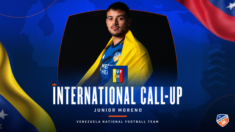 Junior Moreno called up to Venezuelan National Team