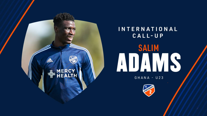 Salim Adams to represent Ghana in U23 African Cup of Nations qualifiers