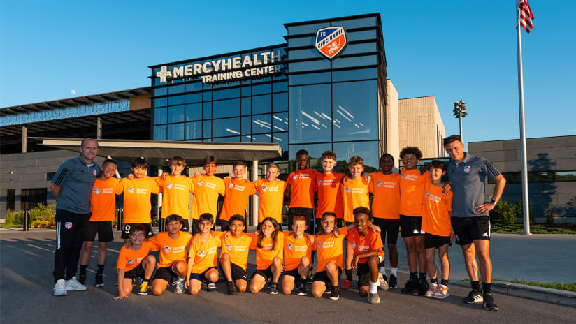 U-13 Academy class visits Mercy Health Training Center for signing event