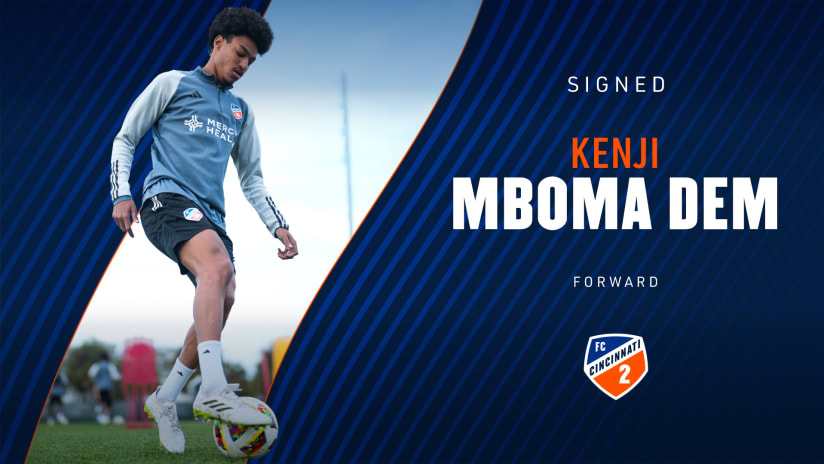 FC Cincinnati 2 sign forward Kenji Mboma Dem