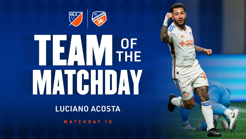 Luciano Acosta named to MLS Team of the Matchday for Matchday 10