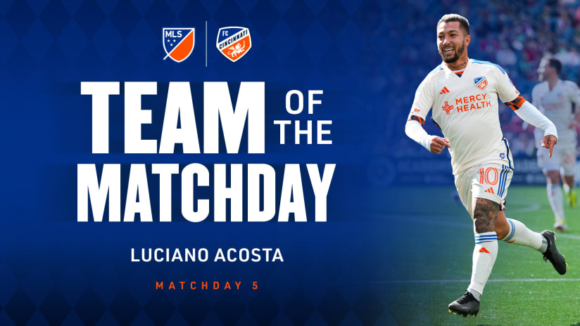 Luciano Acosta named to MLS Team of the Matchday for Matchday 5