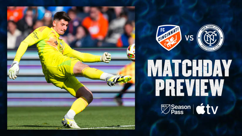 PREVIEW| FC Cincinnati host New York City FC after full week of training